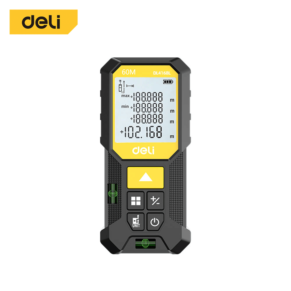 เครื่องวัดระยะ 60 เมตร DELI EDL4168L-YL-01 ไฟเขียว_0